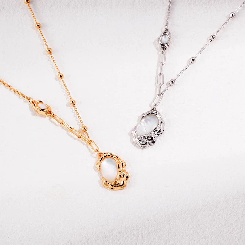 Aororawing Necklace-Pinctada Albina