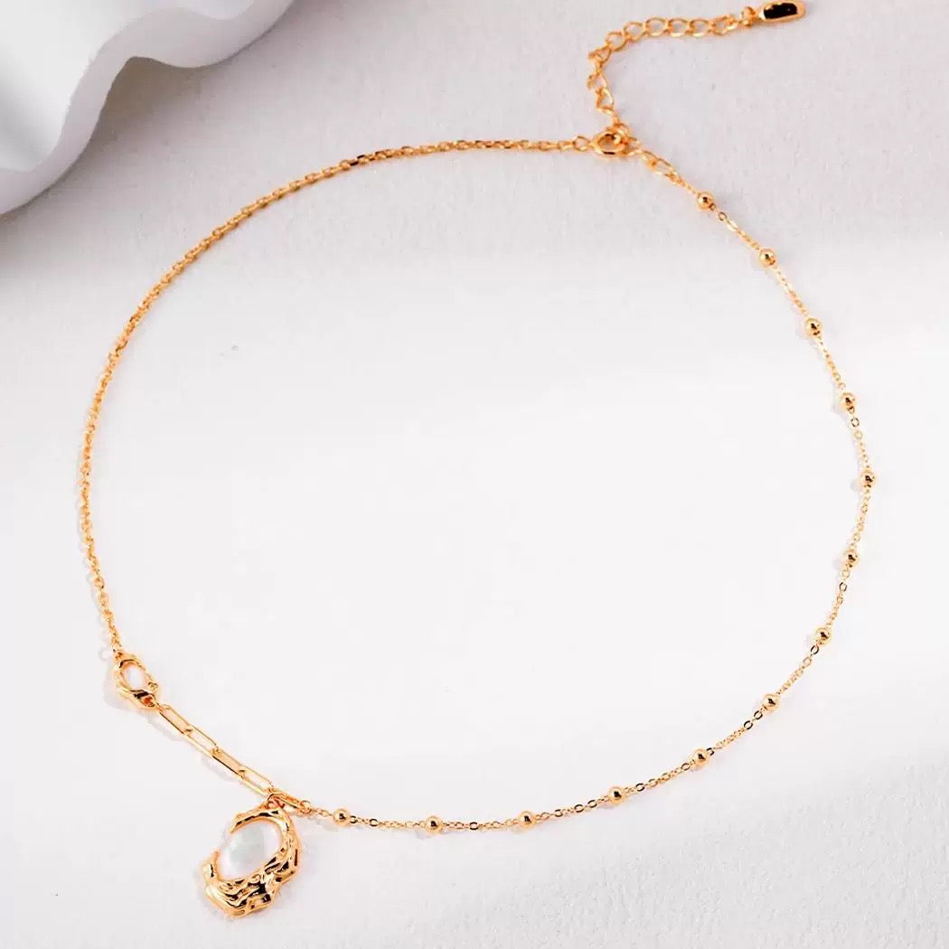 Aororawing Necklace-Pinctada Albina