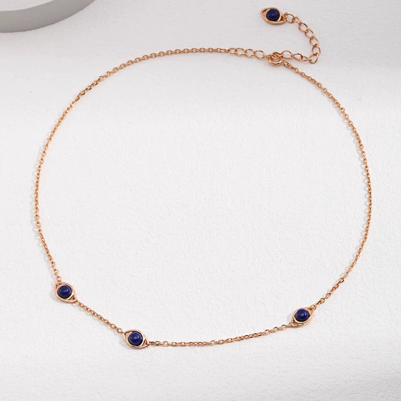 Aororawing Necklace-Lapis lazul
