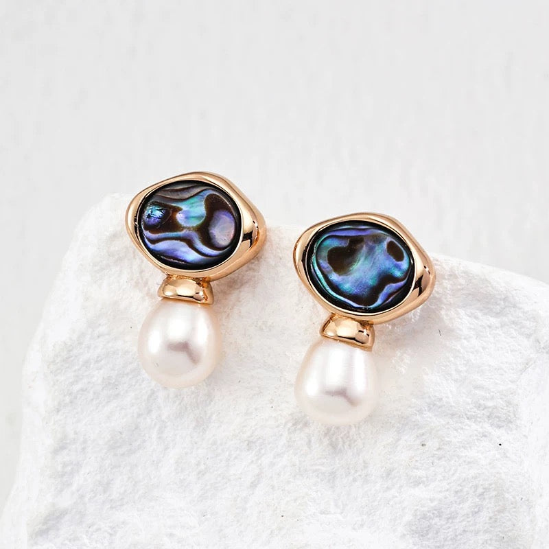 Aororawing Earring-Pearl