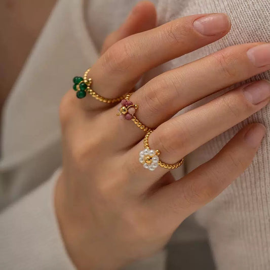 Aororawing Ring- Pomegranate