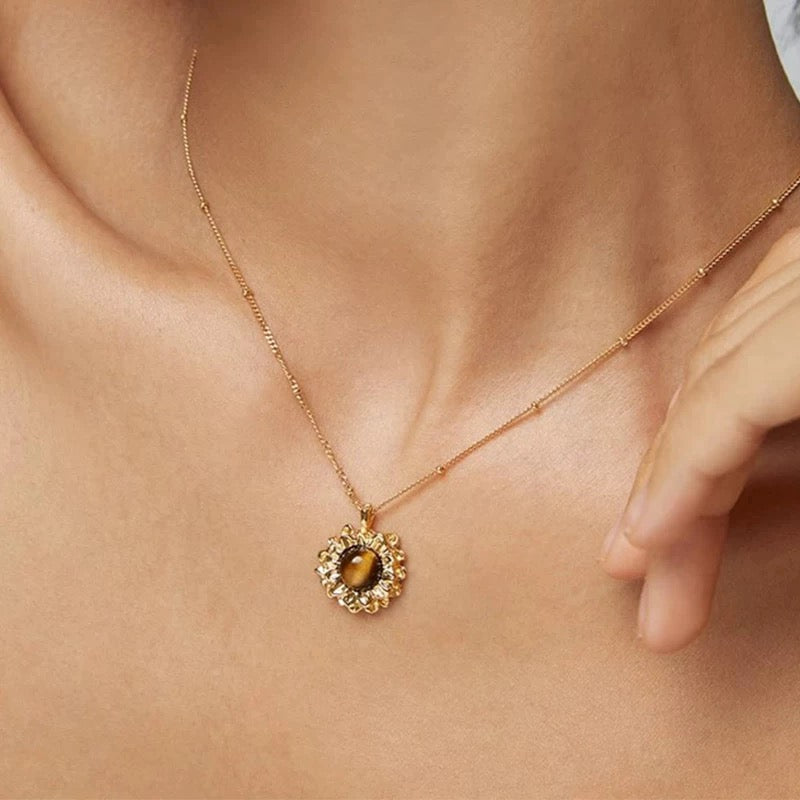 Aororawing Necklace-Tigerite